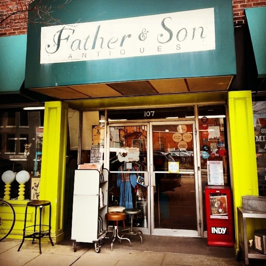 Go Antiquing at Father and Son Raleigh Offline